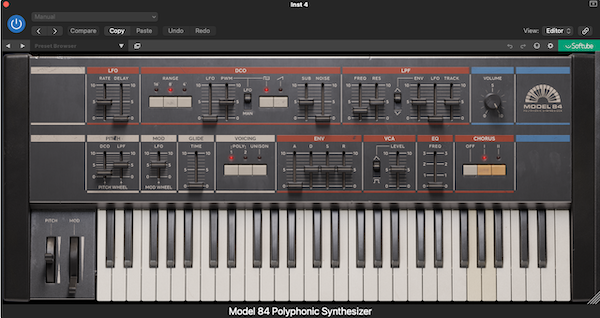 Softube Model 84 Polyphonic Synthesizer